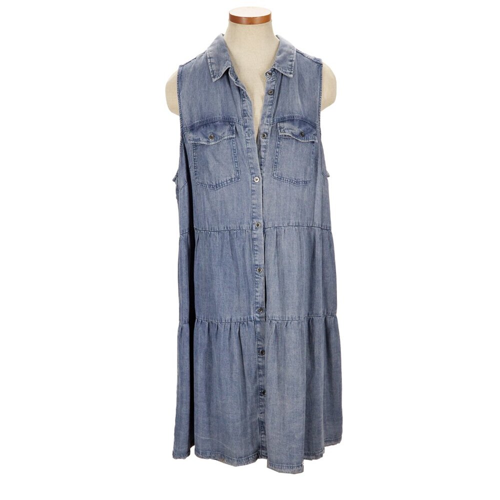 Never Worn - With Tags Lightweight Sleeveless Denim Dress